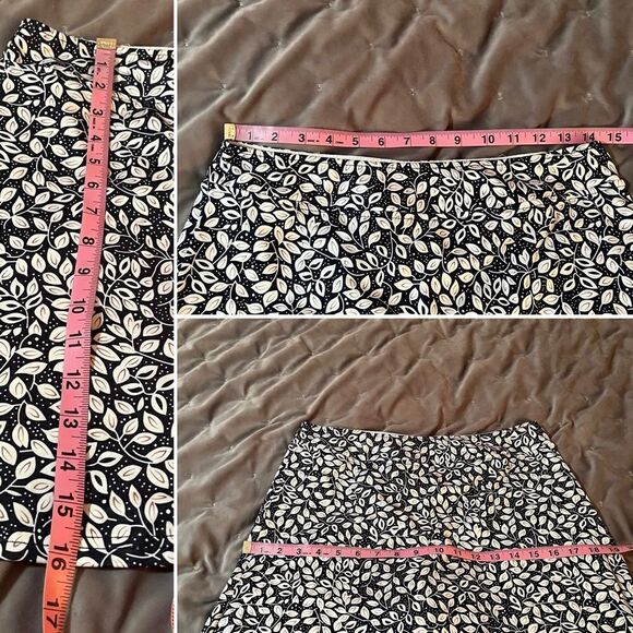 Oyamiki Active Athletic Skort Skirt Lightweight Gold Tennis Skirt Navy White M - Picture 13 of 13